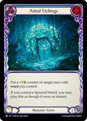 Astral Etchings (Blue) [MST136] (Part the Mistveil) | Silver Goblin