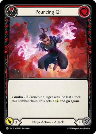 Pouncing Qi (Red) (MST182) - Part the Mistveil
