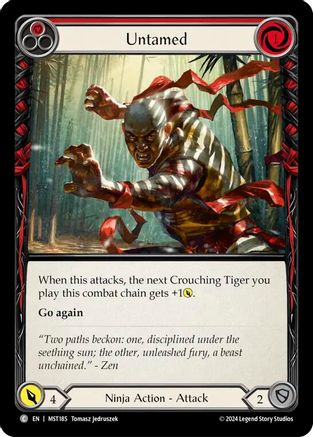 Untamed (Red)  (MST185) - Part the Mistveil | Silver Goblin