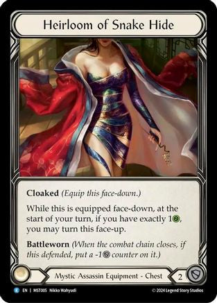 Heirloom of Snake Hide (MST005) Cold Foil - Part the Mistveil