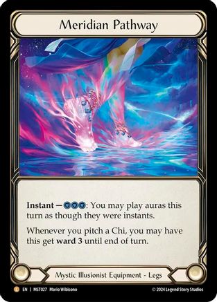 Meridian Pathway (MST027) Cold Foil - Part the Mistveil