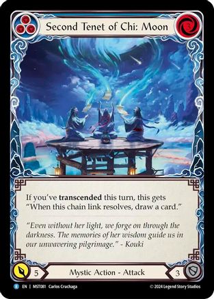 Second Tenet of Chi: Moon Rainbow Foil (MST081) - Part the Mistveil