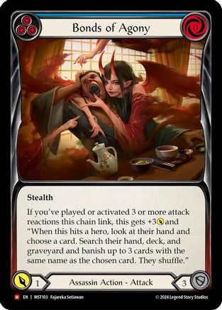 Bonds of Agony (MST103) Rainbow Foil - Part the Mistveil