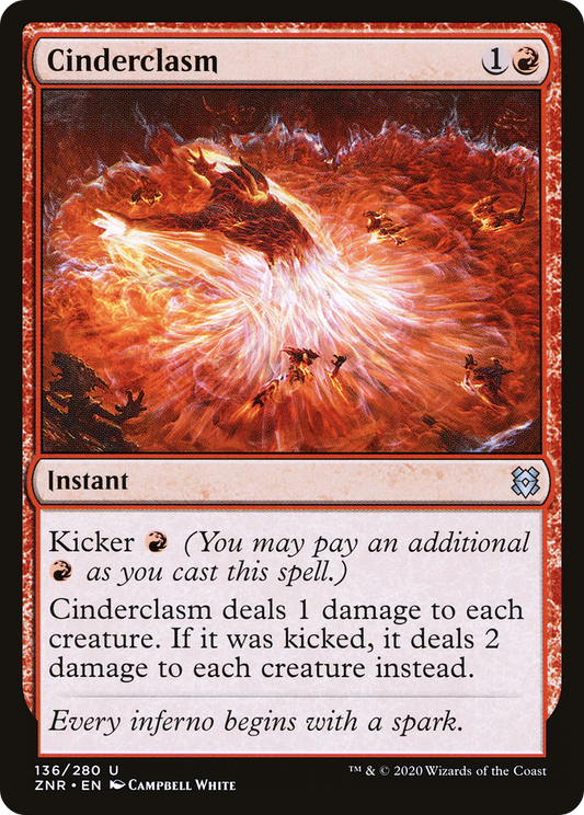 Cinderclasm [Zendikar Rising] Foil