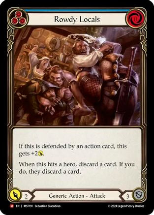 Rowdy Locals (MST191) Rainbow Foil - Part the Mistveil