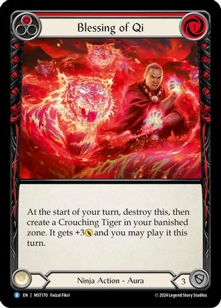 Blessing of Qi (Red)  (MST170) - Part the Mistveil | Silver Goblin