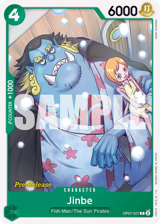 Jinbe (027)  (OP07-027) - 500 Years in the Future Pre-Release Cards