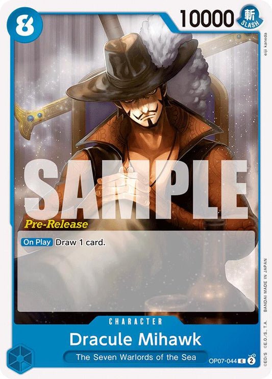 Dracule Mihawk  (OP07-044) - 500 Years in the Future Pre-Release Cards