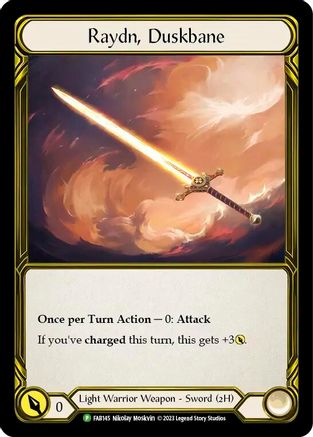 Raydn, Duskbane (Golden) (FAB145) Cold Foil - FaB Promos