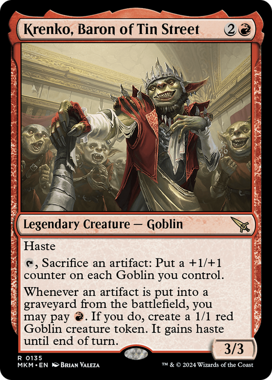 Krenko, Baron of Tin Street [Murders at Karlov Manor] Foil