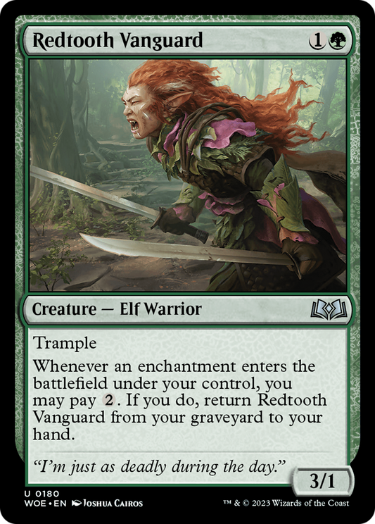 Redtooth Vanguard [Wilds of Eldraine] Foil
