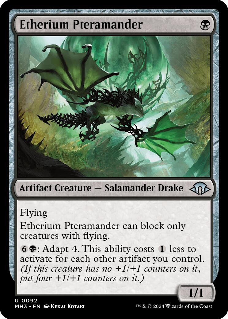 Etherium Pteramander [Modern Horizons 3] | Silver Goblin