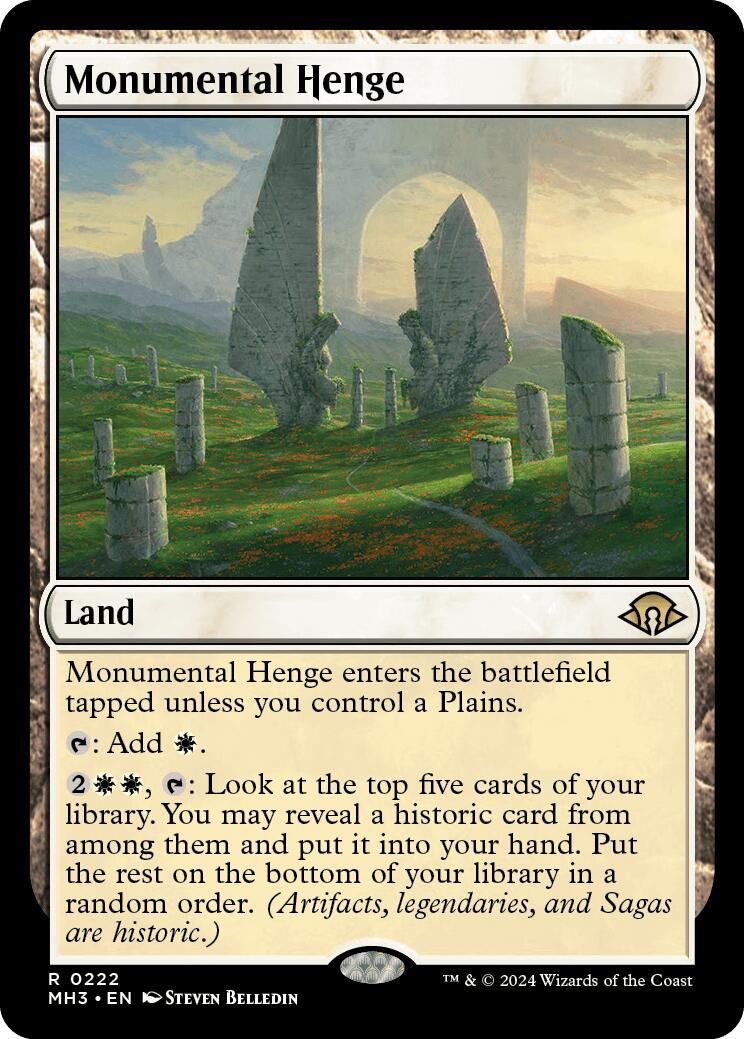 Monumental Henge [Modern Horizons 3] | Silver Goblin