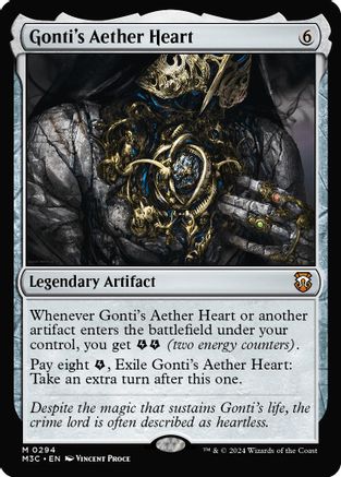 Gonti's Aether Heart (Ripple Foil) (294) Foil