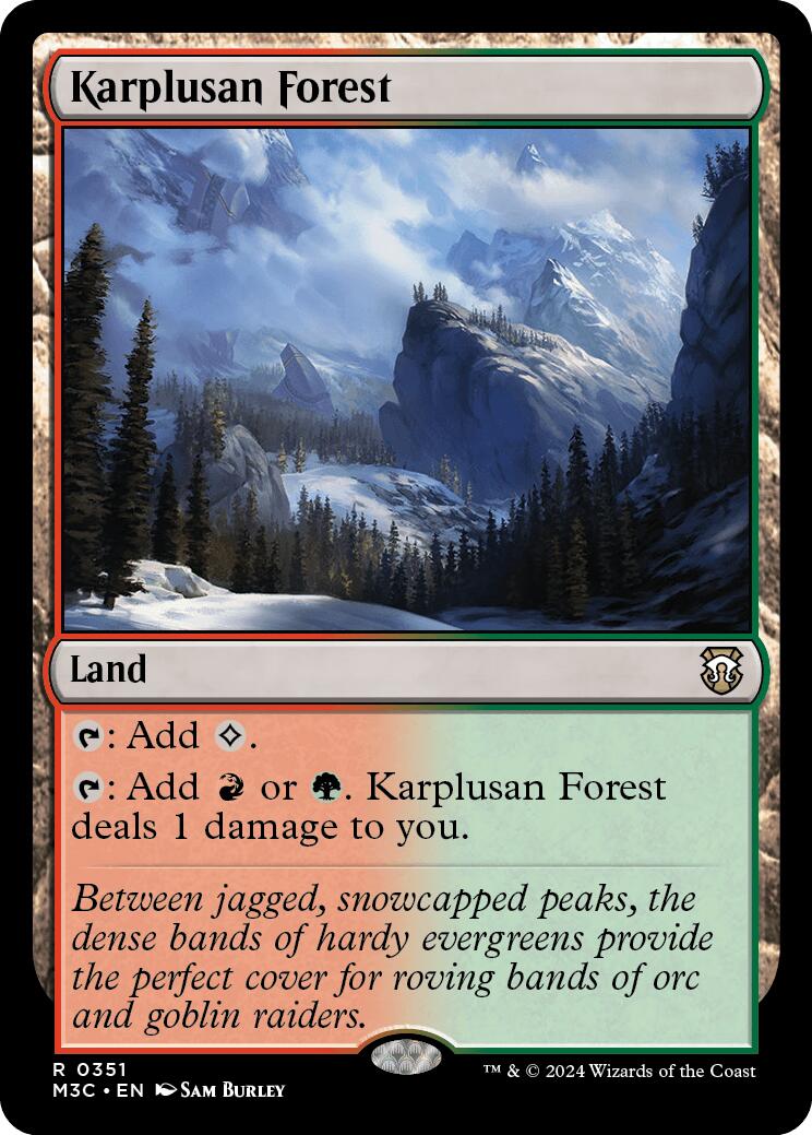 Karplusan Forest [Modern Horizons 3 Commander] | Silver Goblin