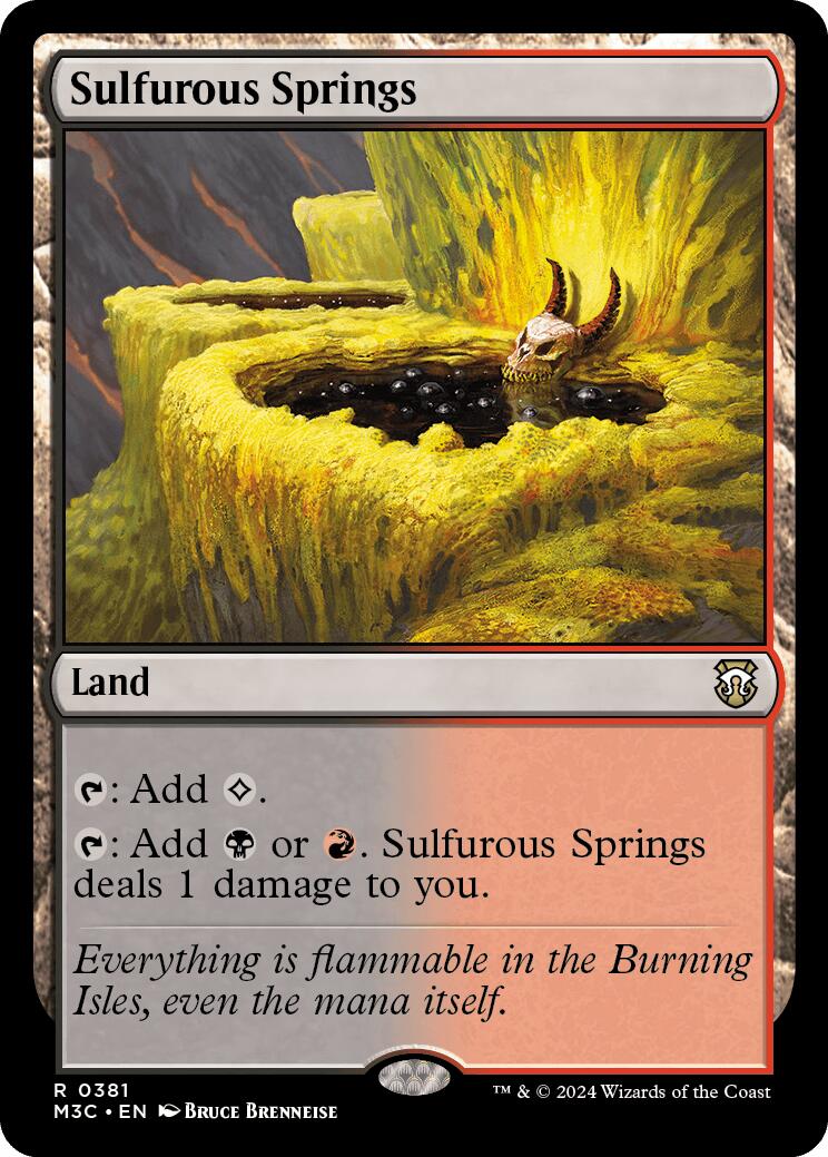 Sulfurous Springs [Modern Horizons 3 Commander] | Silver Goblin
