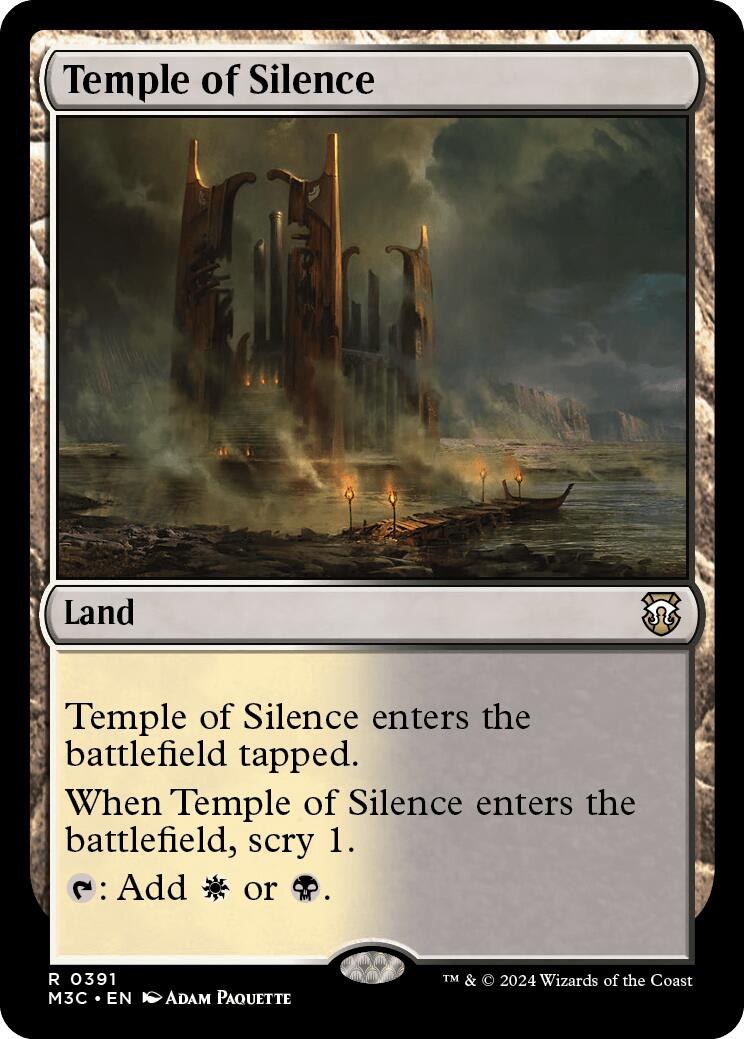 Temple of Silence [Modern Horizons 3 Commander] | Silver Goblin