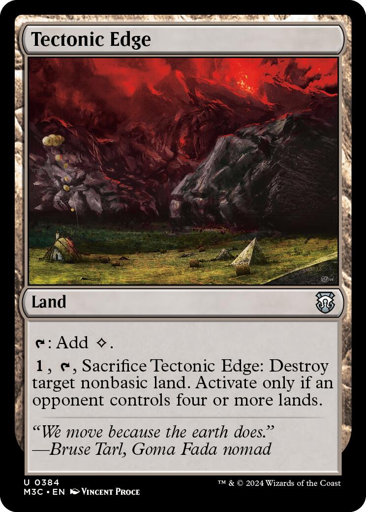 Tectonic Edge [Modern Horizons 3 Commander] | Silver Goblin