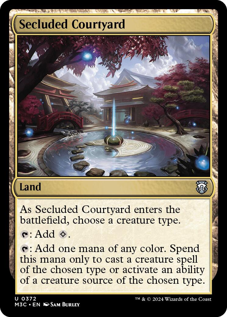 Secluded Courtyard [Modern Horizons 3 Commander] | Silver Goblin