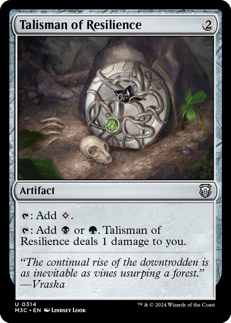 Talisman of Resilience [Modern Horizons 3 Commander] | Silver Goblin