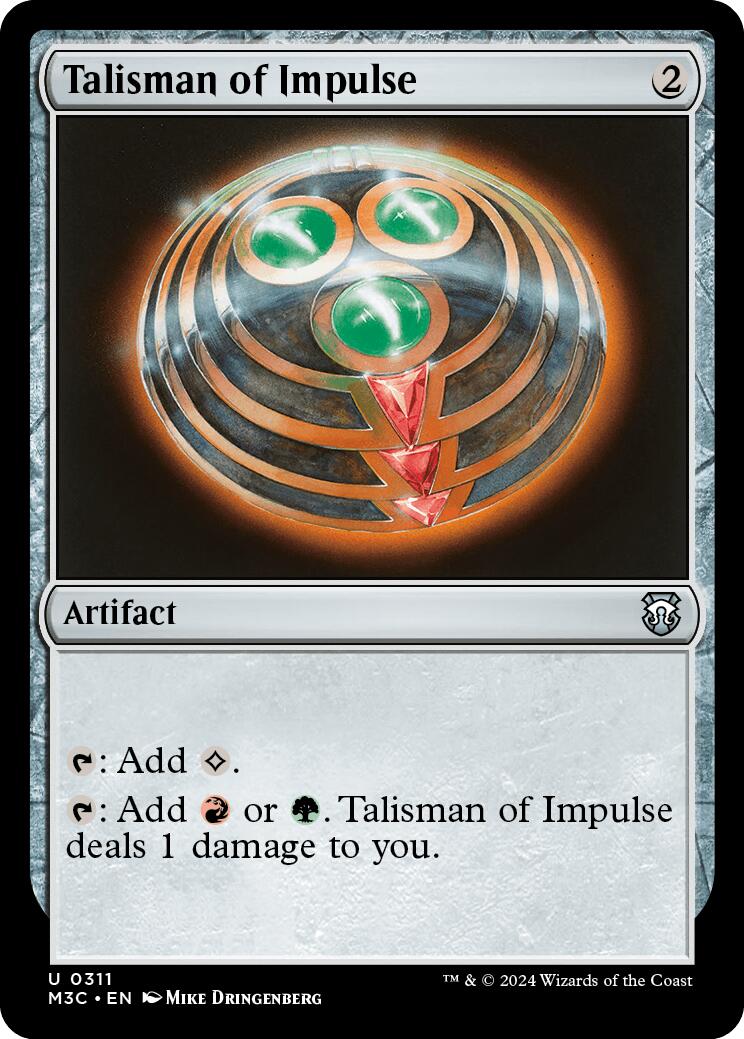 Talisman of Impulse [Modern Horizons 3 Commander] | Silver Goblin
