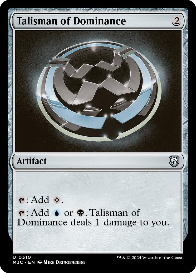 Talisman of Dominance [Modern Horizons 3 Commander] | Silver Goblin