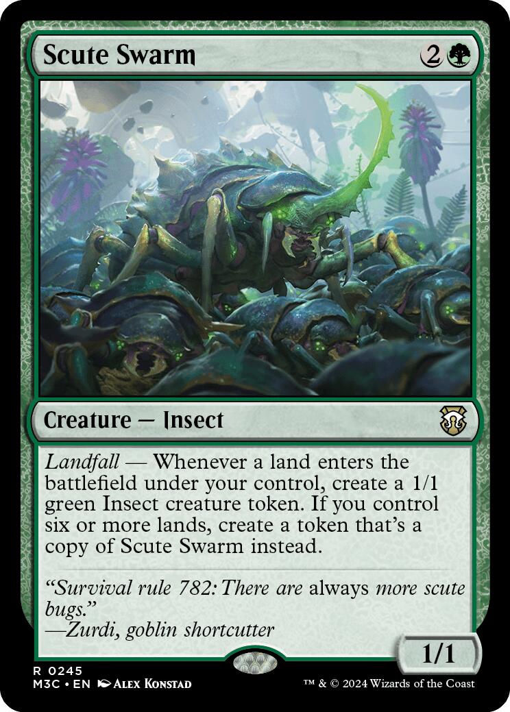 Scute Swarm [Modern Horizons 3 Commander] | Silver Goblin