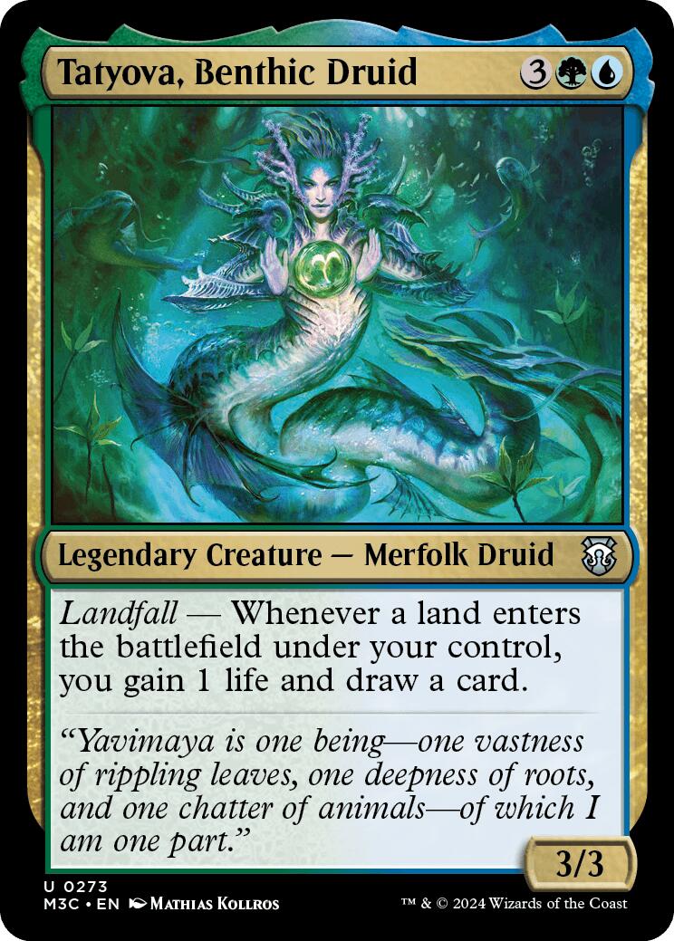 Tatyova, Benthic Druid [Modern Horizons 3 Commander] | Silver Goblin