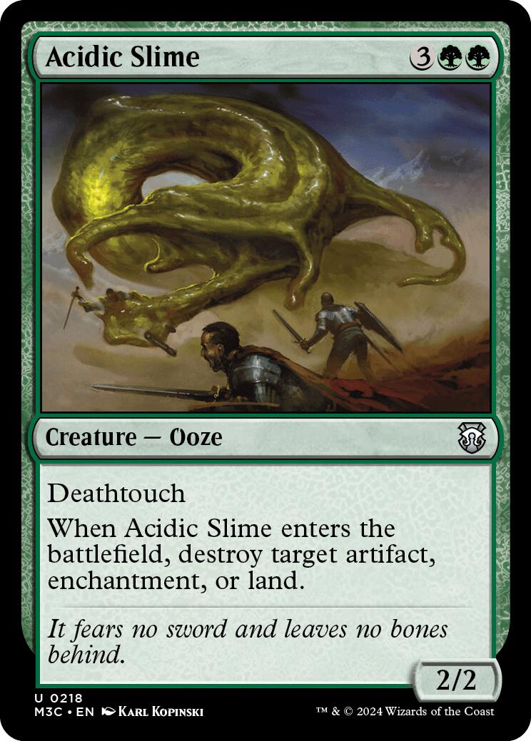 Acidic Slime [Modern Horizons 3 Commander] | Silver Goblin