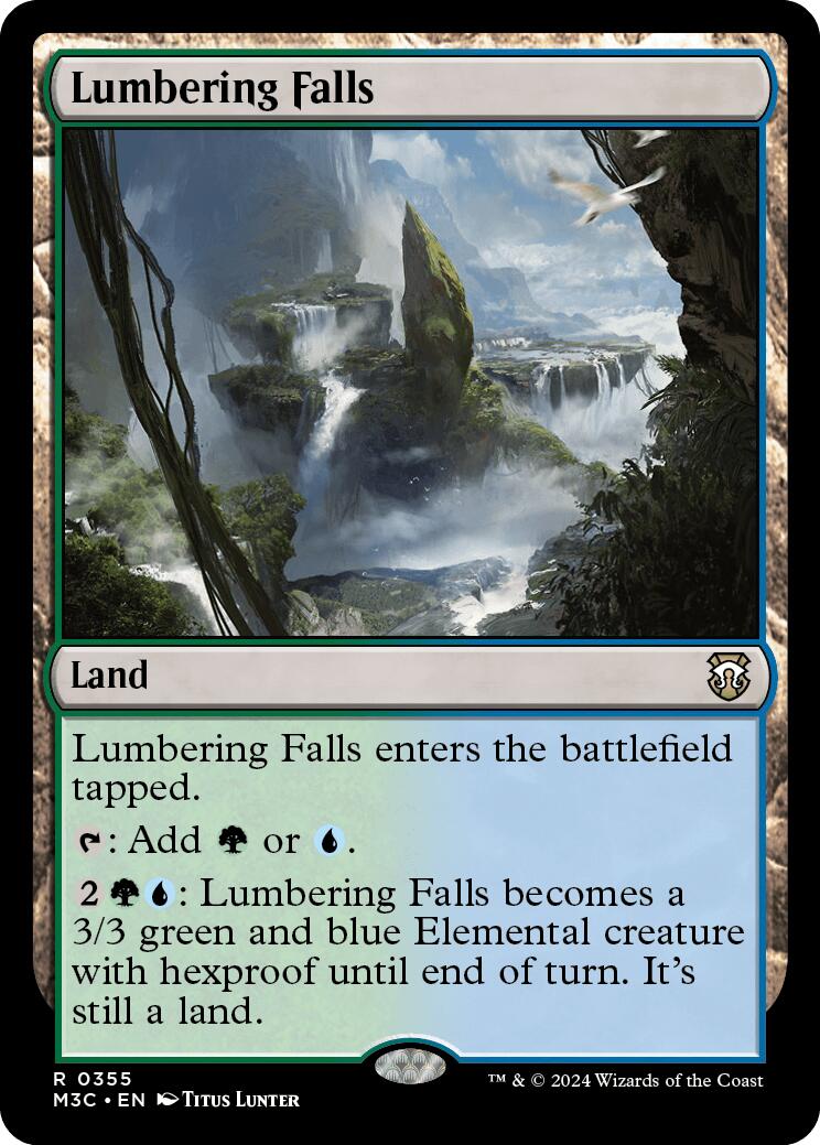 Lumbering Falls [Modern Horizons 3 Commander] | Silver Goblin