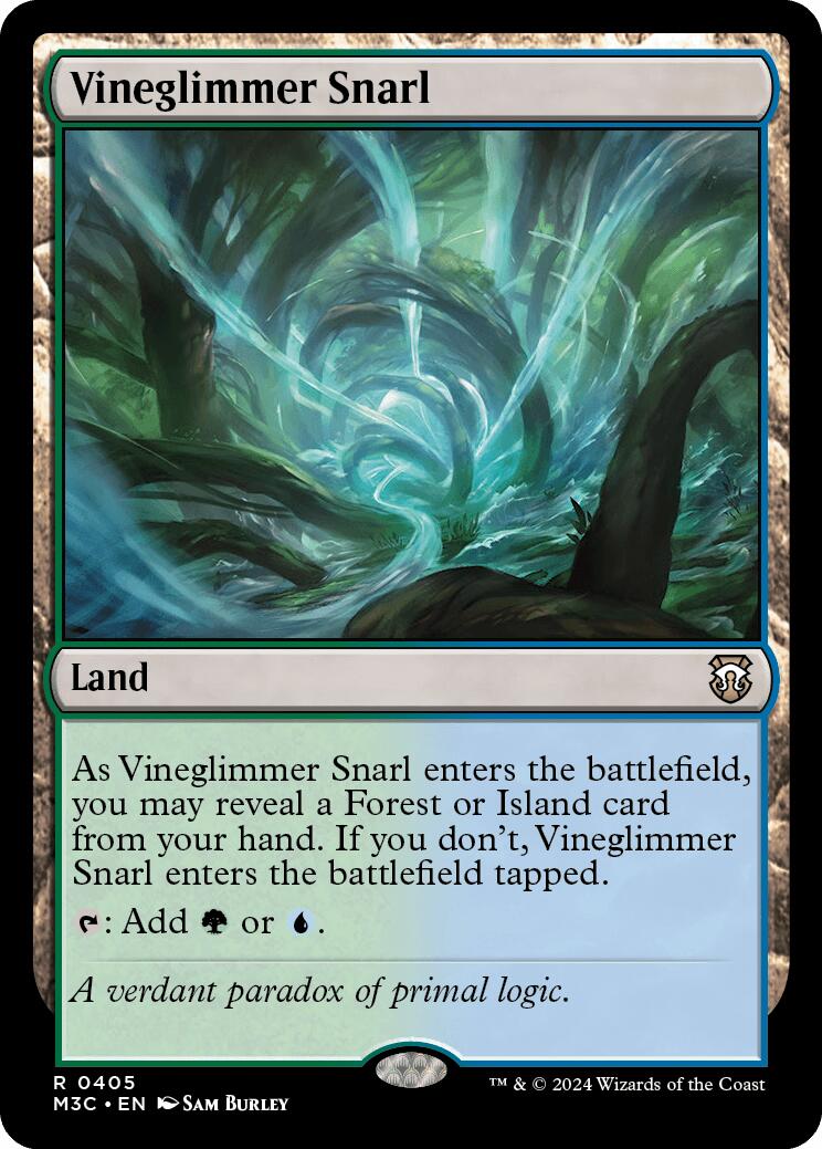 Vineglimmer Snarl [Modern Horizons 3 Commander] | Silver Goblin