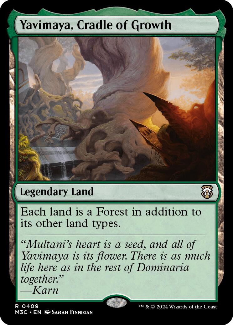 Yavimaya, Cradle of Growth [Modern Horizons 3 Commander] | Silver Goblin