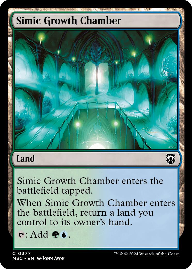 Simic Growth Chamber [Modern Horizons 3 Commander] | Silver Goblin