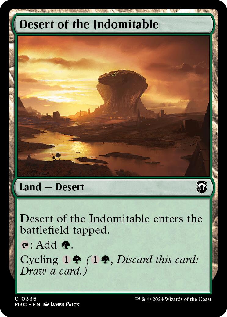 Desert of the Indomitable [Modern Horizons 3 Commander] | Silver Goblin