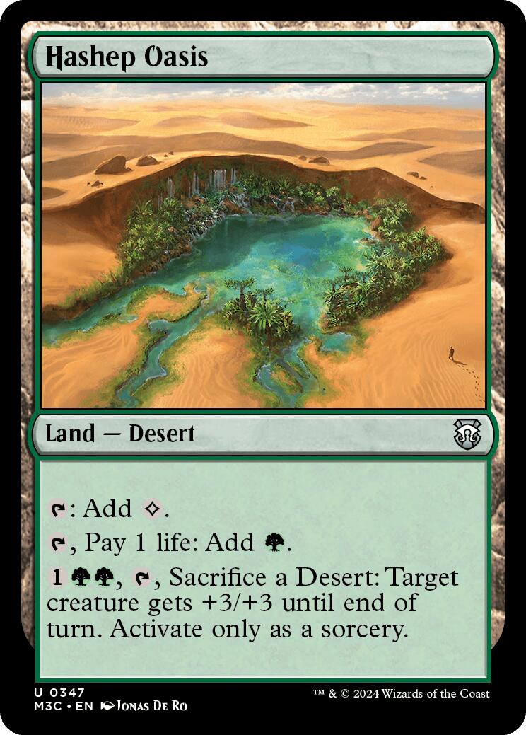 Hashep Oasis [Modern Horizons 3 Commander] | Silver Goblin