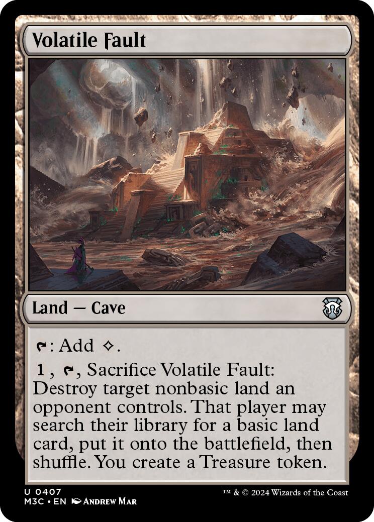 Volatile Fault [Modern Horizons 3 Commander] | Silver Goblin