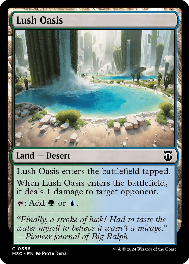 Lush Oasis [Modern Horizons 3 Commander] | Silver Goblin