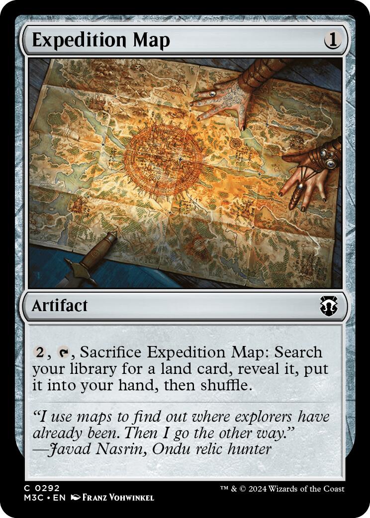 Expedition Map [Modern Horizons 3 Commander] | Silver Goblin