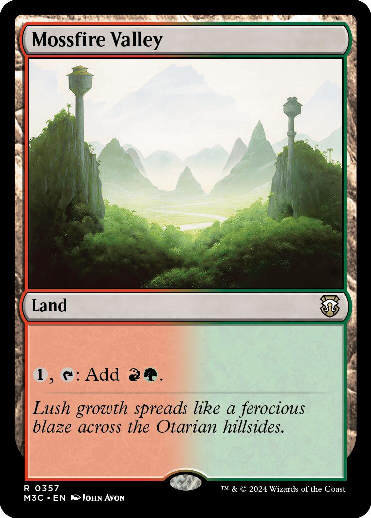 Mossfire Valley [Modern Horizons 3 Commander] | Silver Goblin