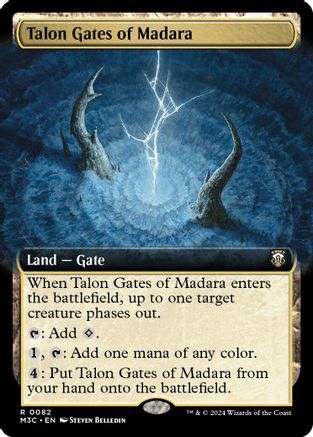 Talon Gates of Madara (Extended Art) (Ripple Foil) Foil (082) - Modern Horizons 3 Commander