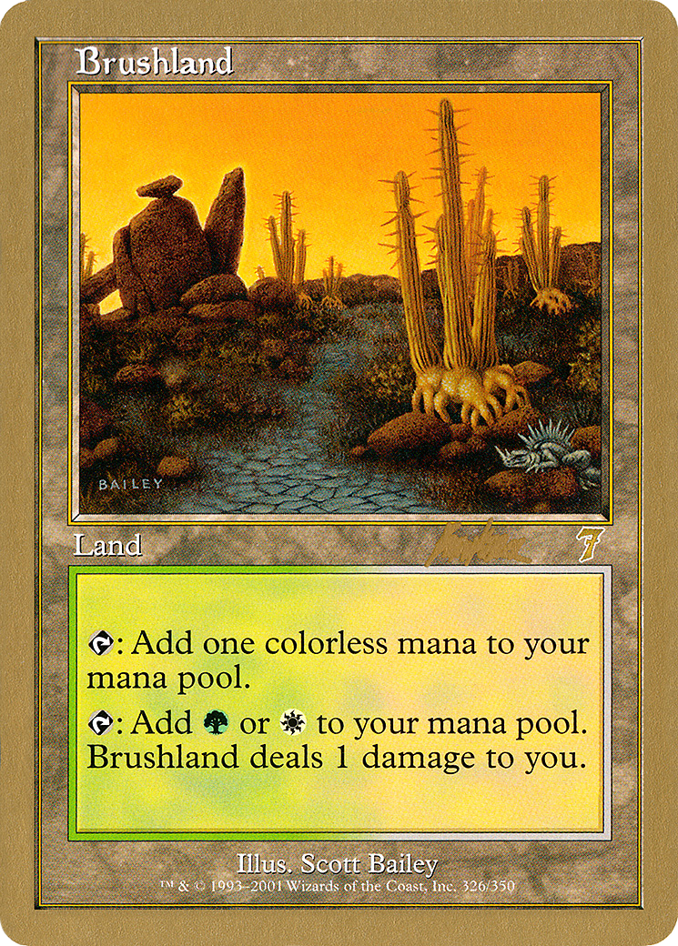 Brushland (Brian Kibler) [World Championship Decks 2002] | Silver Goblin