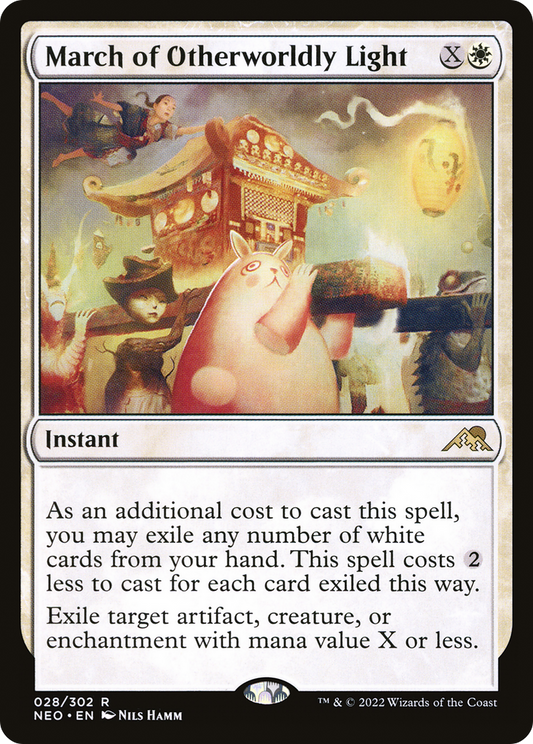 March of Otherworldly Light [Kamigawa: Neon Dynasty] Foil
