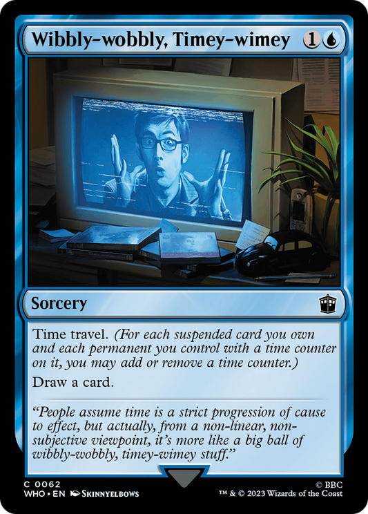 Wibbly-wobbly, Timey-wimey [Doctor Who] Foil