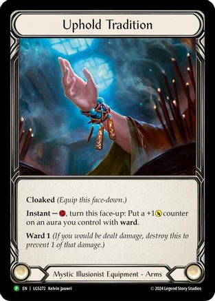 Uphold Tradition - LGS272 (LGS272) Rainbow Foil - Flesh and Blood: Promo Cards