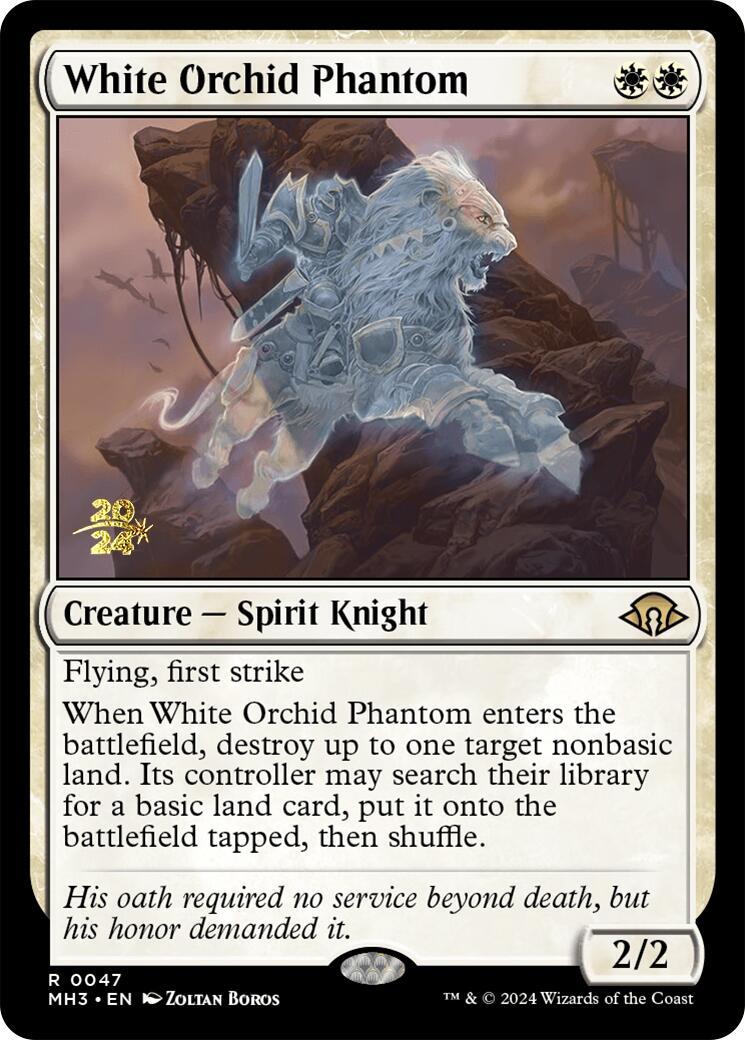 White Orchid Phantom [Modern Horizons 3 Prerelease Promos] | Silver Goblin