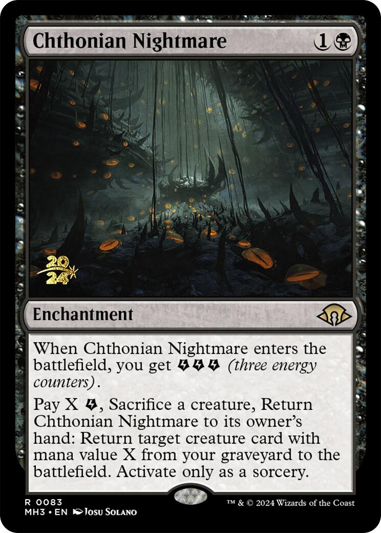 Chthonian Nightmare [Modern Horizons 3 Prerelease Promos] | Silver Goblin