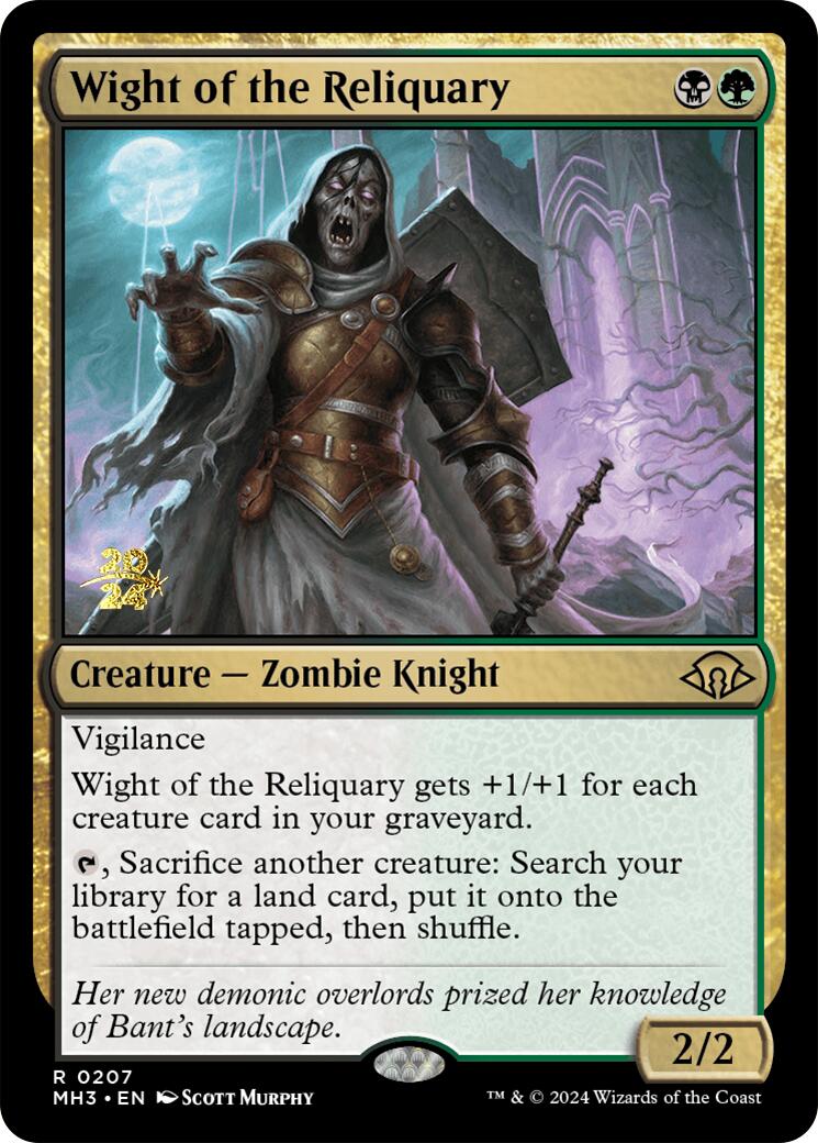 Wight of the Reliquary [Modern Horizons 3 Prerelease Promos] | Silver Goblin