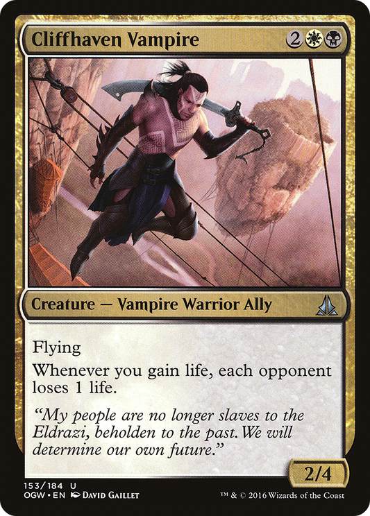 Cliffhaven Vampire [Oath of the Gatewatch] Foil