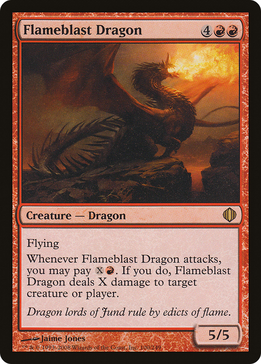 Flameblast Dragon [Shards of Alara] Foil