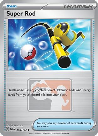 Super Rod - 188/193 (188) Reverse Holofoil - League & Championship Cards